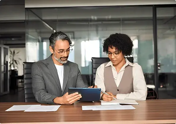 Digital transformation consulting team collaborating on modernization strategy